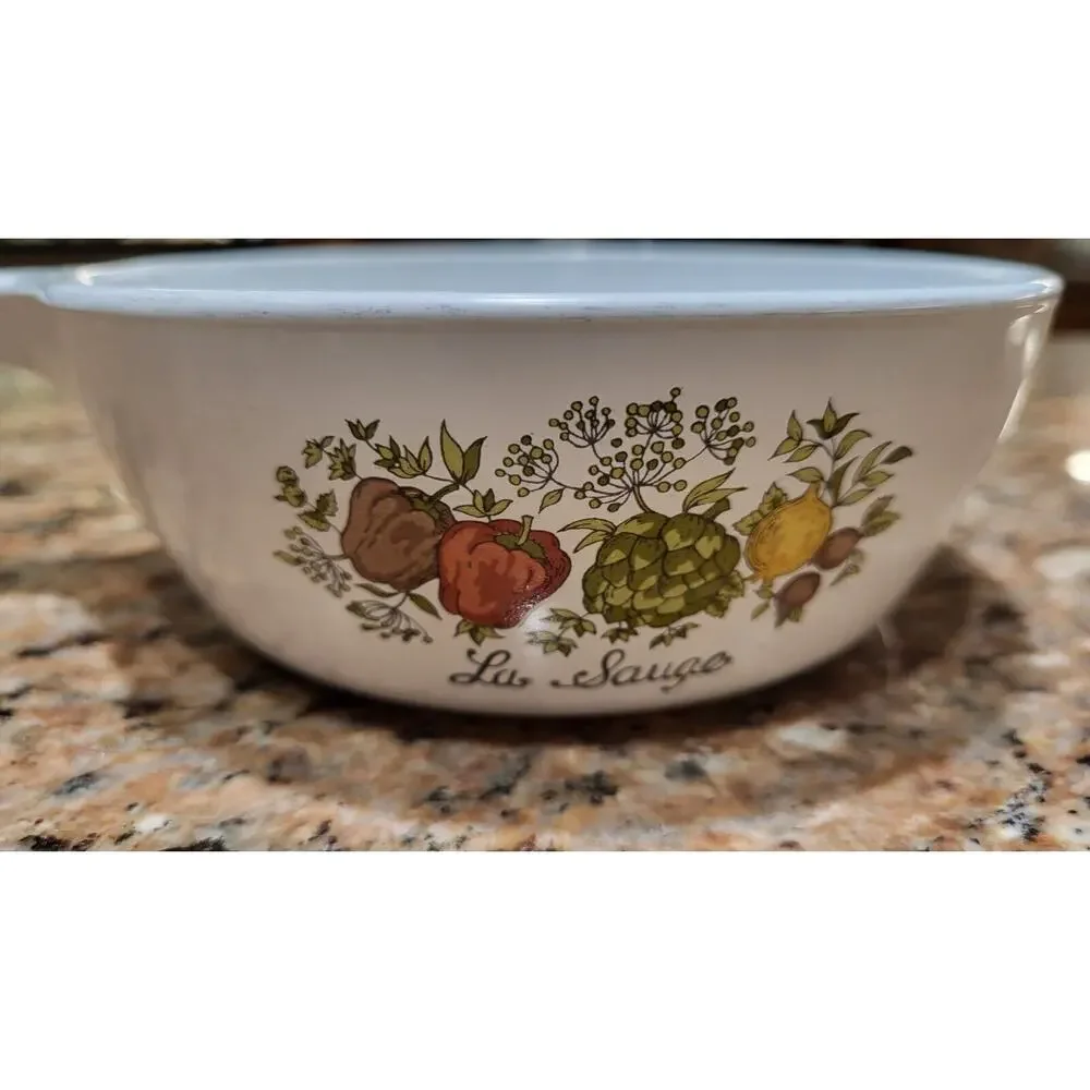 Corning Ware Spice of Life Menuettes (Set of 2) P-81-B, P-83-B No Lids